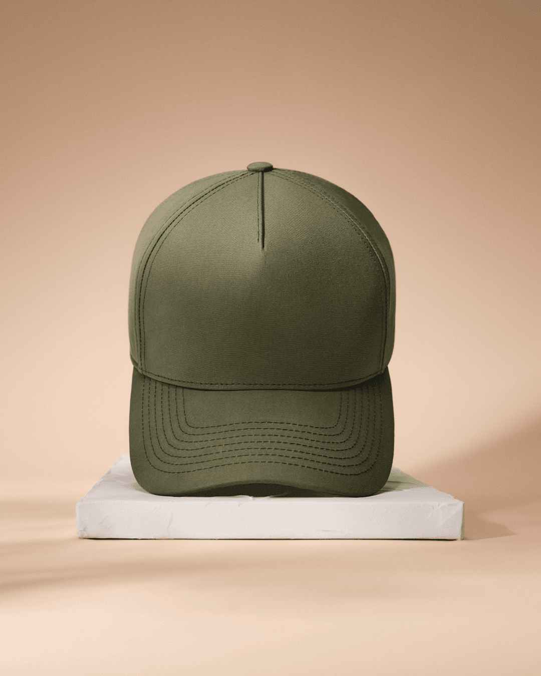 Front view of Sage Green Cruz cap