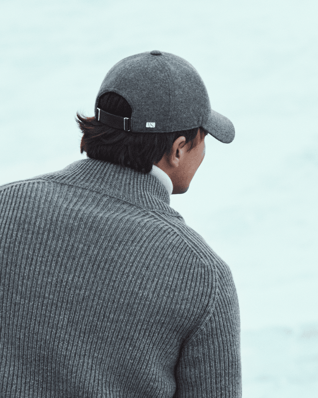 Grey loro piana cashmere cap from varsity headwear displayed as the perfect gift for him