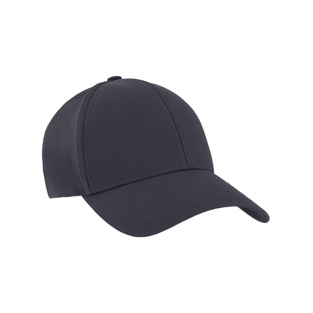 Front view of a Varsity Headwear legacy structured athletic sport dark grey baseball cap
