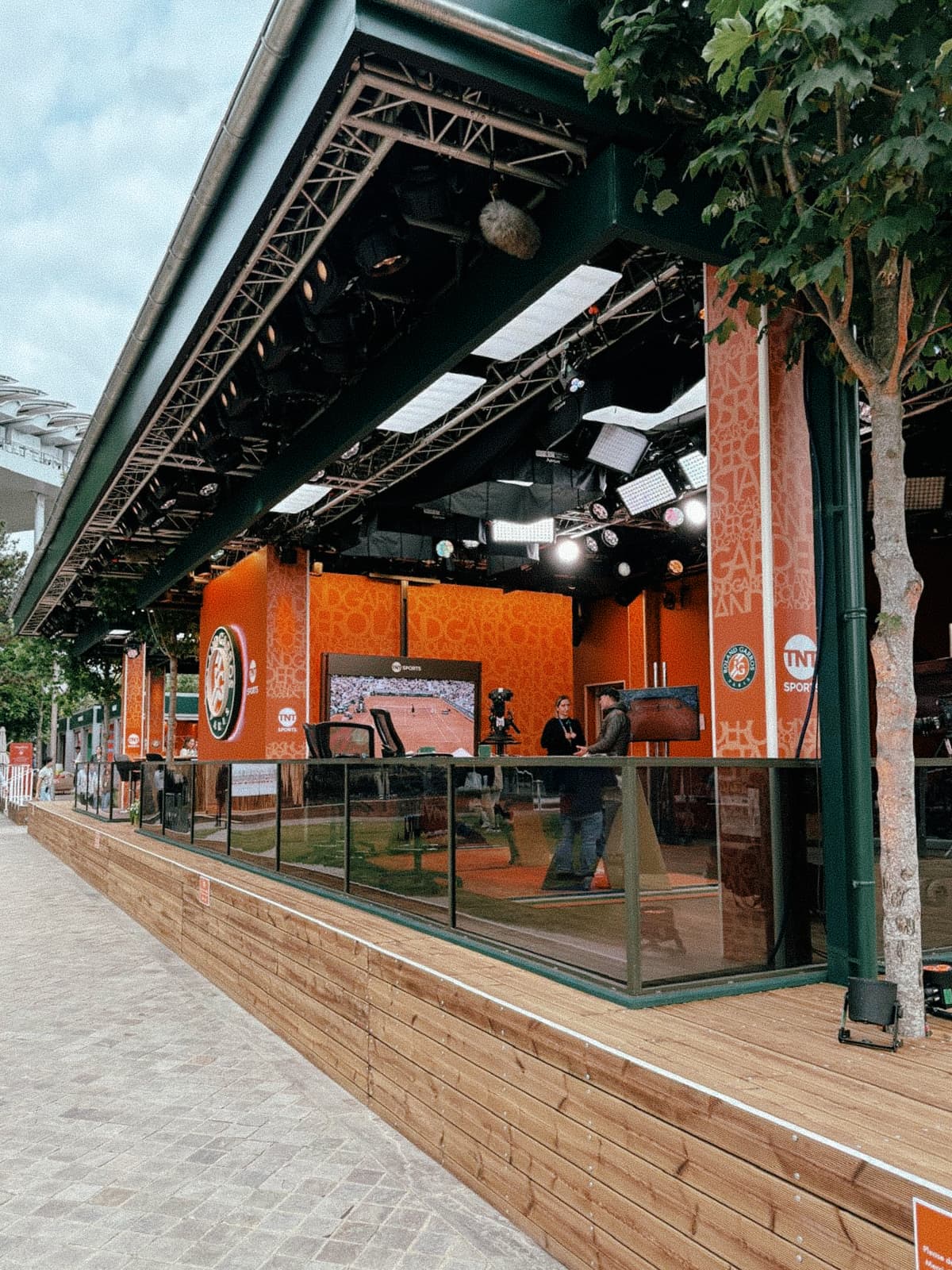 Behind the scenes at Roland Garros in Paris