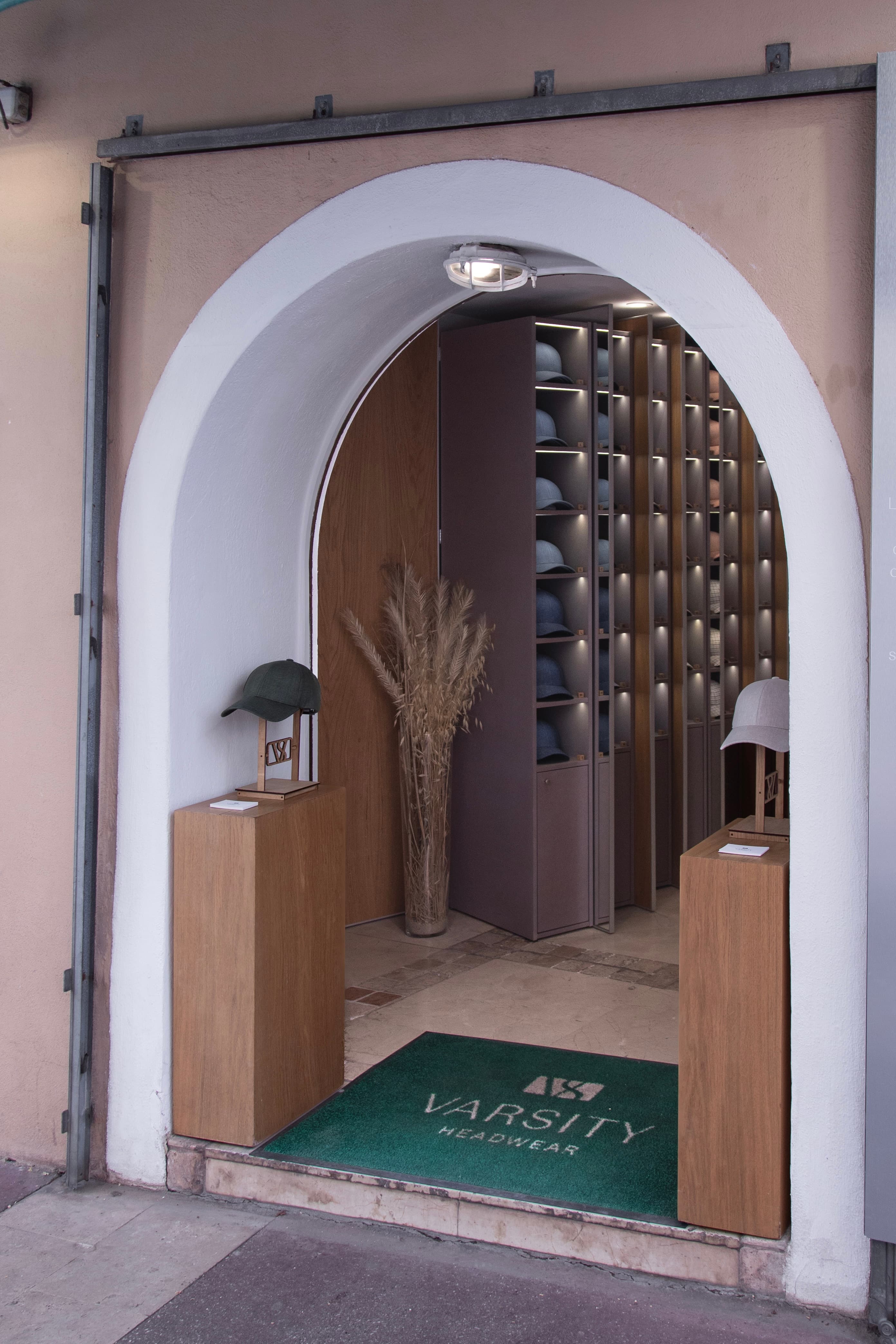 Varsity Headwear concept store in Saint-Tropez France