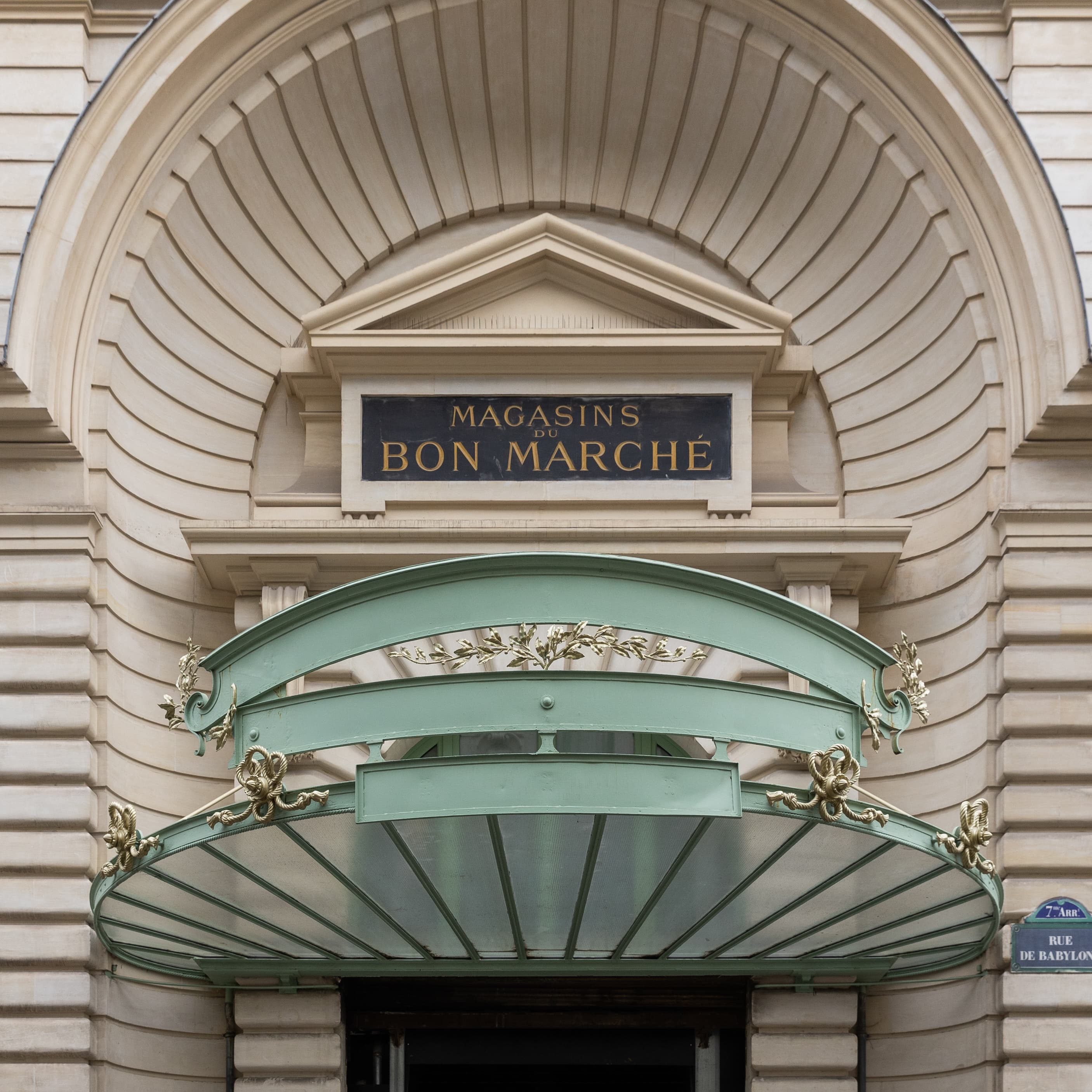 Find varsity headwear at Le Bon Marche in Paris