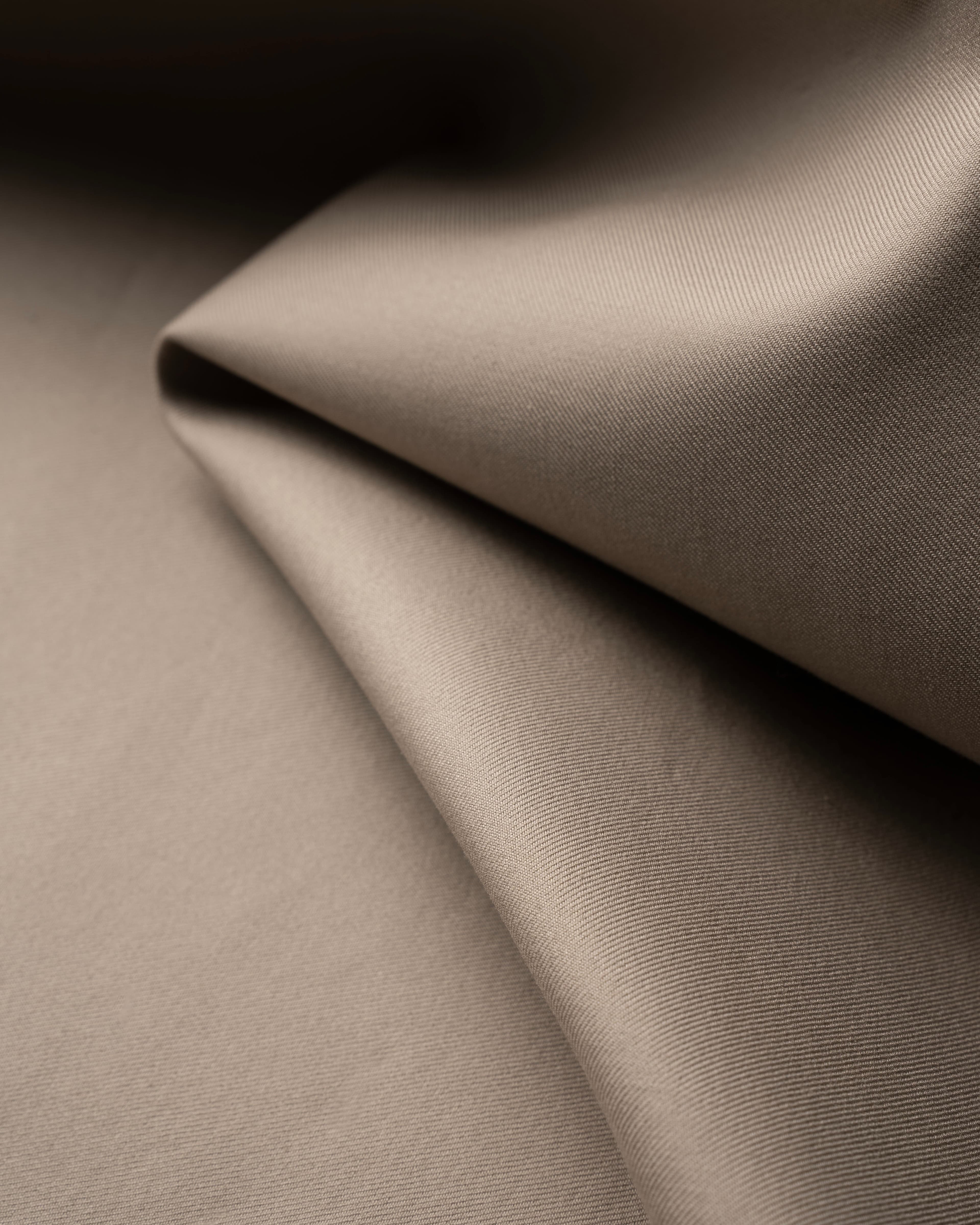 Detailed view of sea island cotton fabric used in baseball caps at varsity headwear