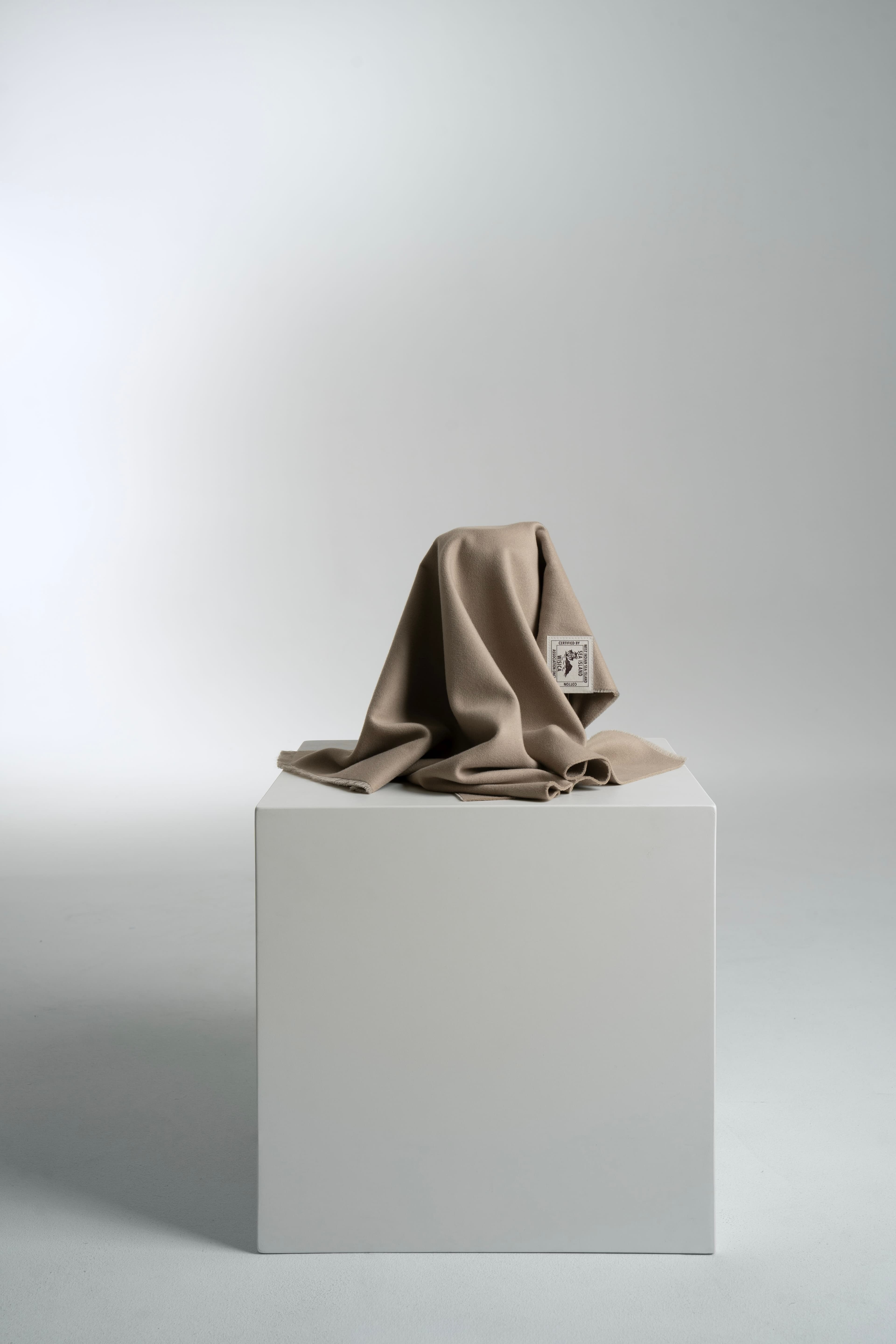 Material image of sea island cotton fabric used in baseball caps at varsity headwear