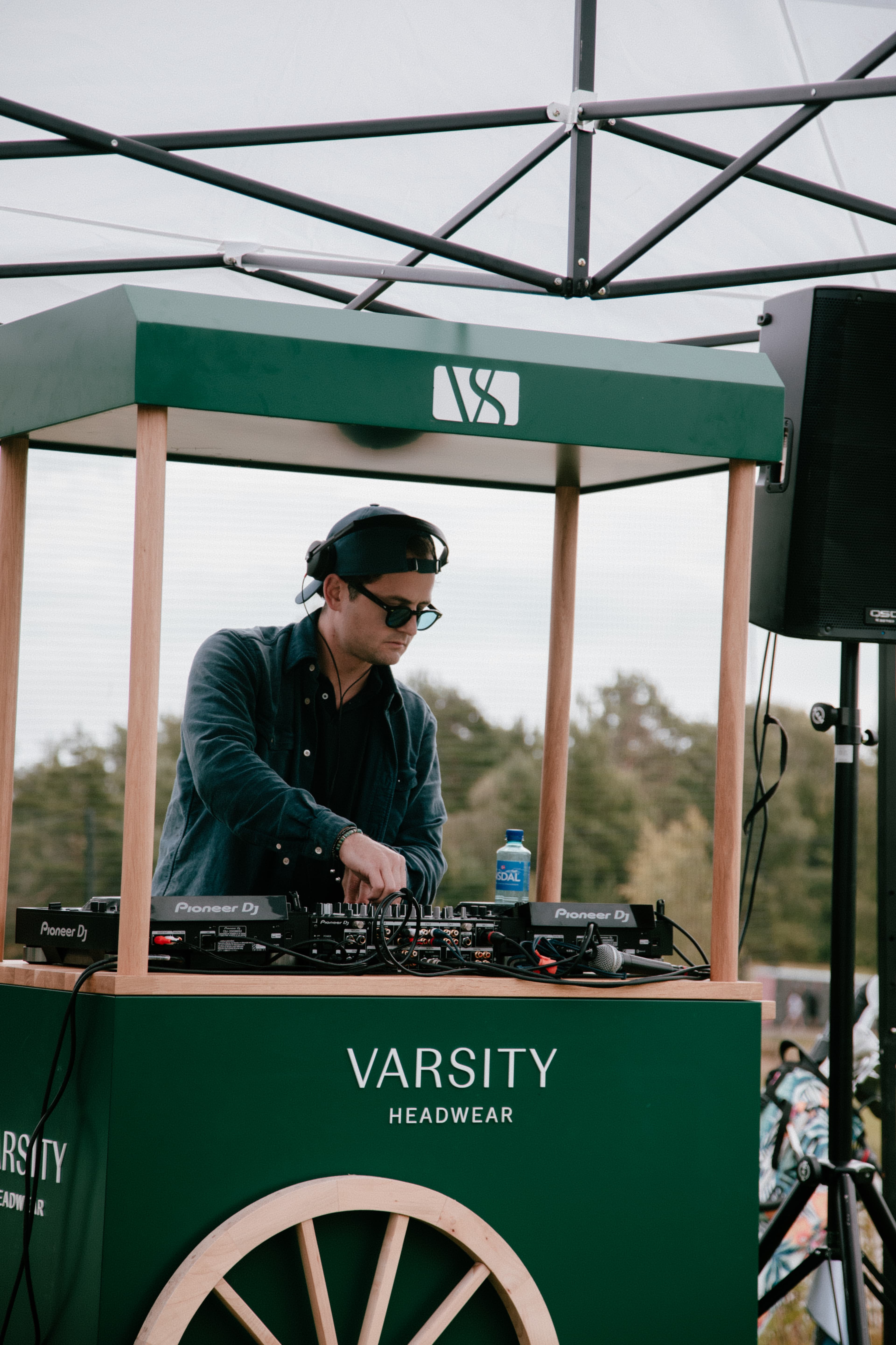 Varsity headwear at Wright Invitational