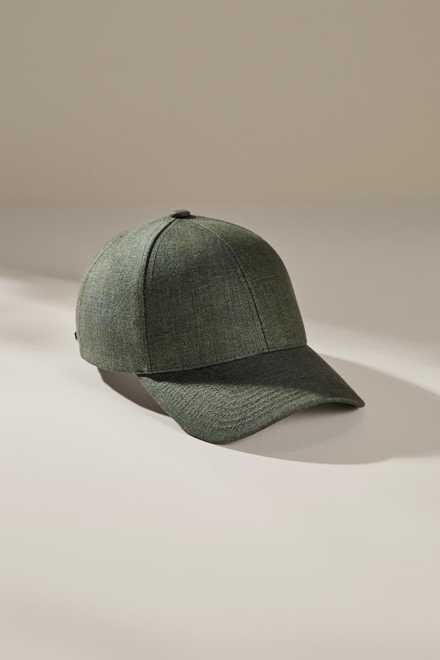 Front view of bestselling summer cap French Olive from Varsity Headwear
