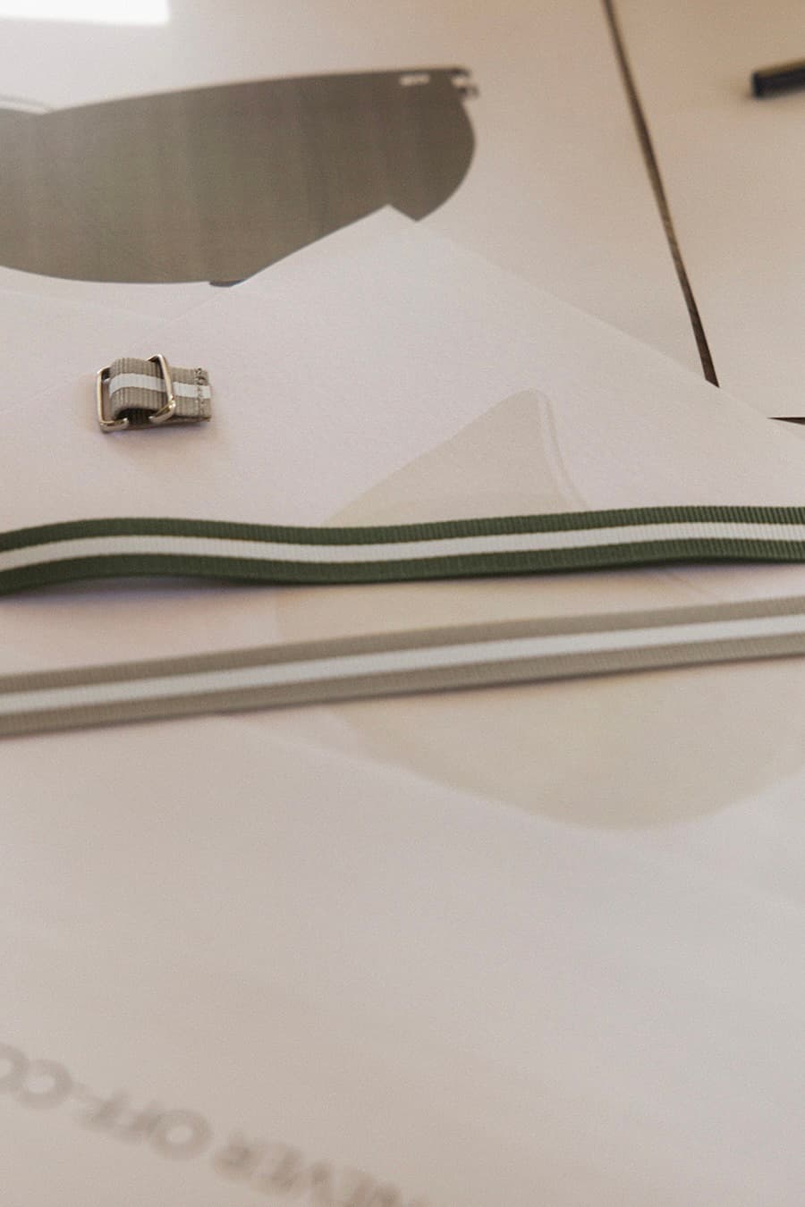 Materials used for designing the collaboration cap between Casper Ruud and Varsity Headwear