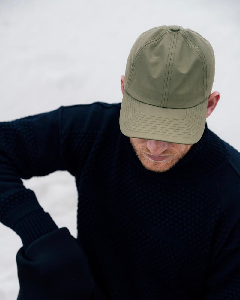 Front view of male model wearing a legacy soft seaqual cap