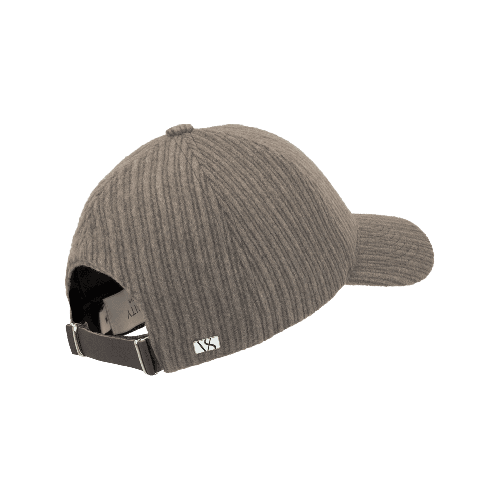 Back view of a Varsity Headwear legacy soft corduroy beige baseball cap