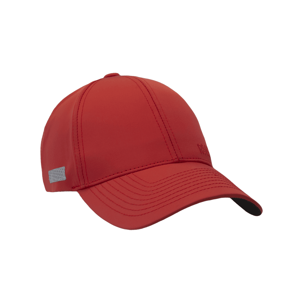Front view of a Varsity Headwear legacy structured athletic sport reflex red baseball cap