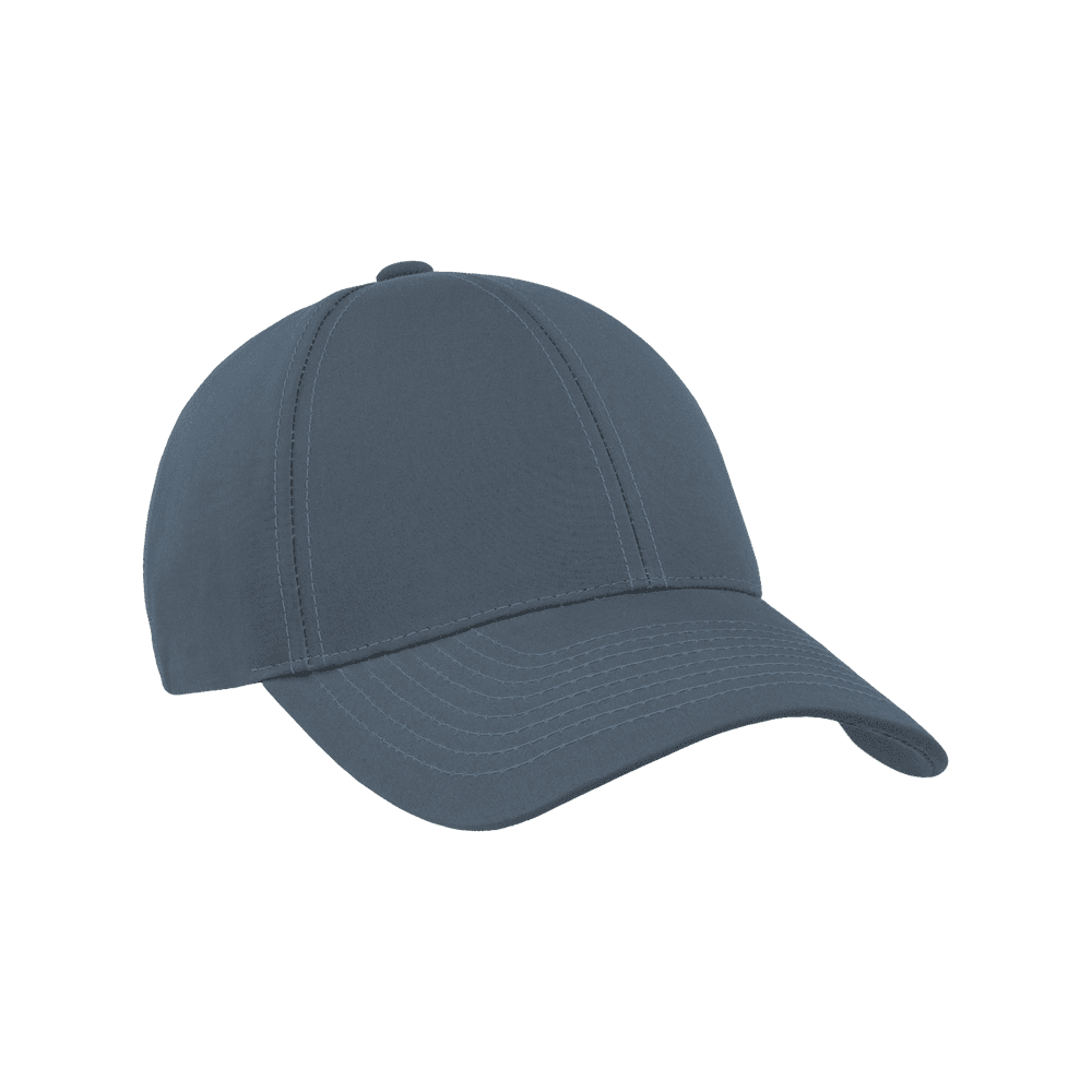 Front view of a Varsity Headwear legacy structured ventile cotton cornflower blue baseball cap